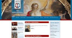 Desktop Screenshot of abtei-michaelbeuern.at